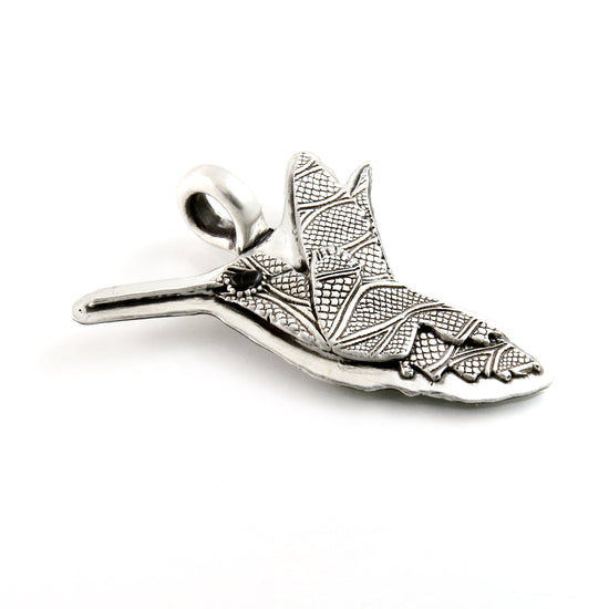 Sterling Silver Hummingbird Totem Pendant | j0391