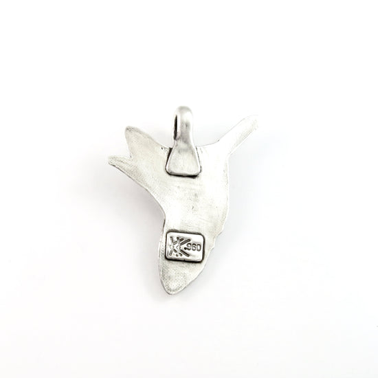 Sterling Silver Hummingbird Totem Pendant 2 | j0391