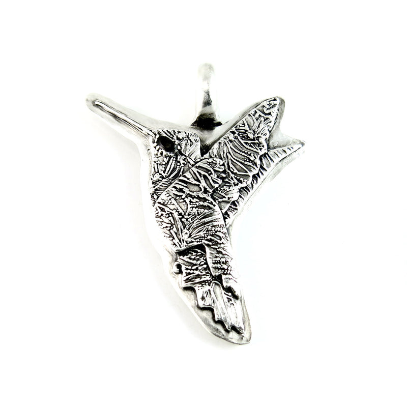 Sterling Silver Hummingbird Totem Pendant