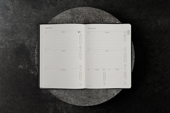 2025 Astrological Planner PREORDER 3 | bj008-black bj008-stone bj008-sage bj008-deepmoss bj008-mushroom