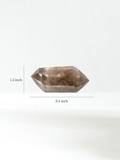 Double-Terminated Smoky Quartz F Dimension | Cg1060