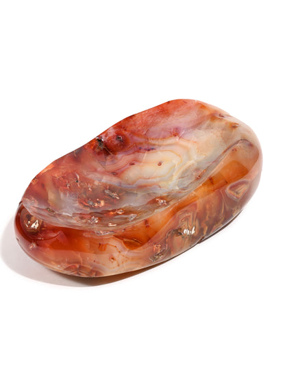 Carnelian Crystal Bowl I | Cg1109