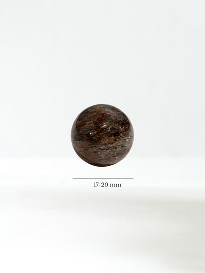 Rutilated Hematite Sphere Dimension | Cg18