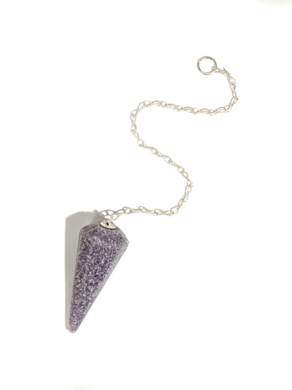 Lepidolite Pendulum 1 | Cg203