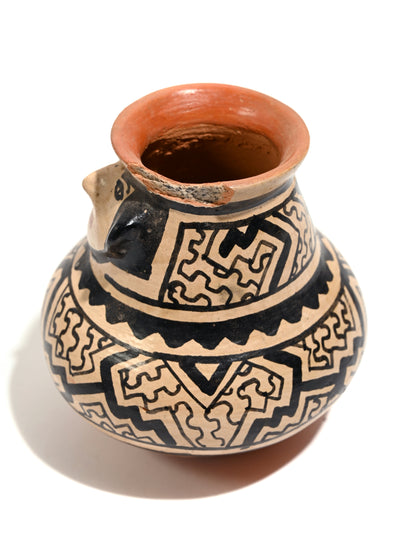 Shipibo Ceramic Vessel 2 | Xpo010-Black