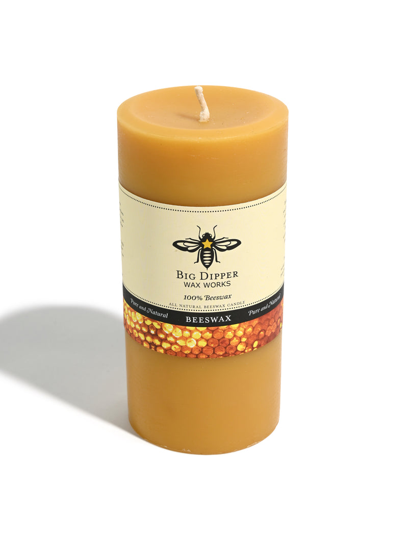 Pure Beeswax Pillar Candle