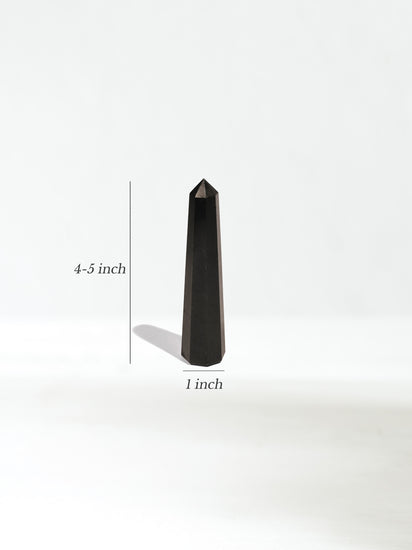 Black Tourmaline Point Dimension | Cg31