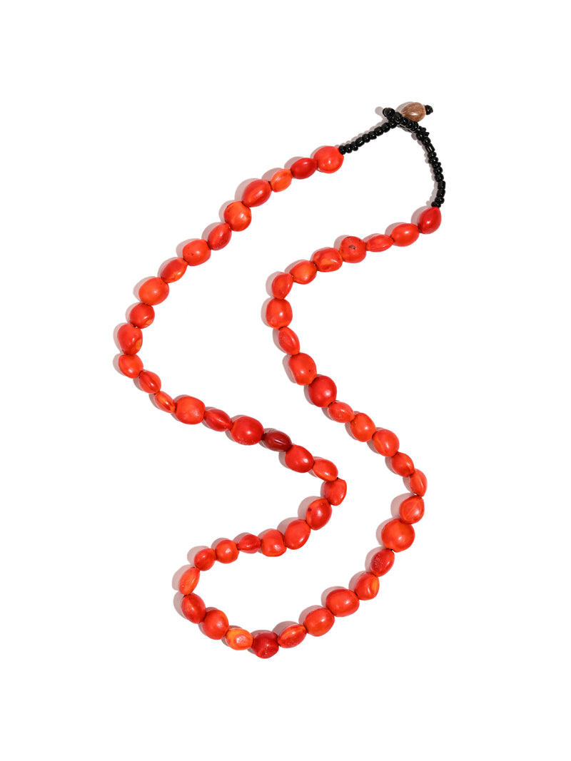 Shipibo Amazon Huayruro Seed Necklace