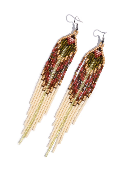 Gold Dust Magic Beaded Earrings | j0446