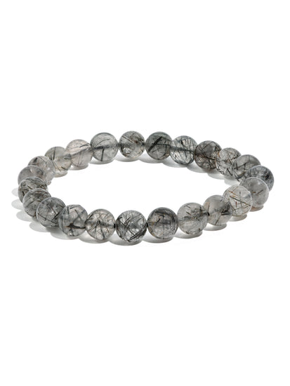 Black Rutilated Quartz Bracelet 1 | j0568