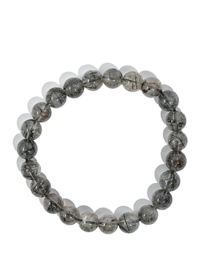 Black Rutilated Quartz Bracelet 2 | j0568