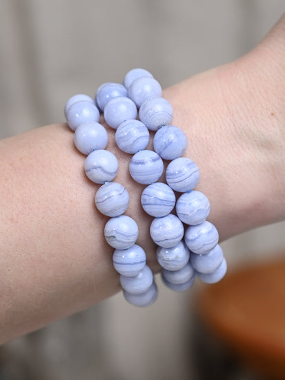 Blue Lace Agate Bracelet | j0570