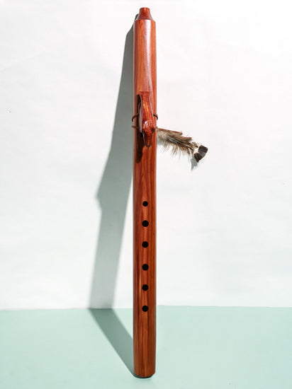 Native American Made Cedar Flute Eagle E Minor & F Sharp | mm0209 | mm0212