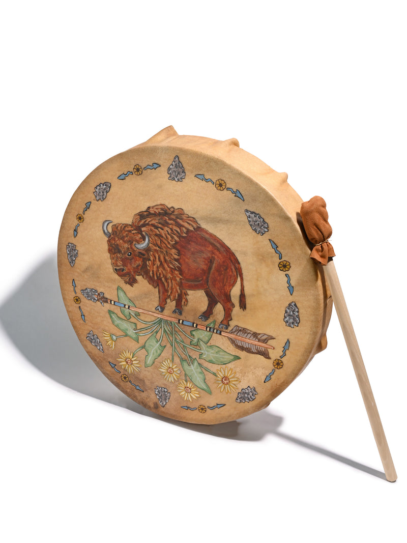 Plant Spirit Buffalo Hide Drum