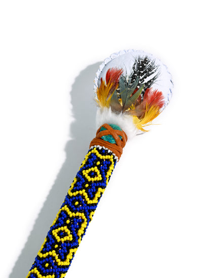 Ayahuasca Vine Beaded Rattle | mmr0135-Dream