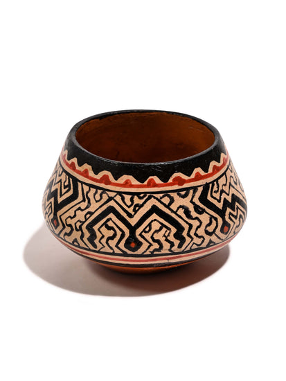 Shipibo Amazon Jungle Quempo Bowl | po013-5 in