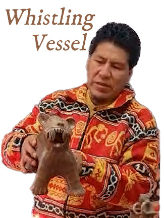 Huaco Silbador-Peruvian Whistling Vessel - Jaguar Small Video | mmwv057