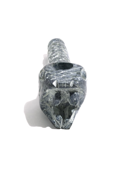 Stone Carved Pipe - Serpent | si0491-Small