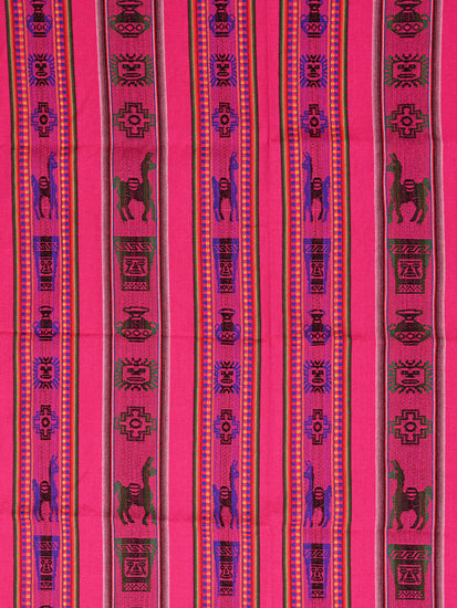 Peruvian Woven Throw - Magenta 1 | tx0049