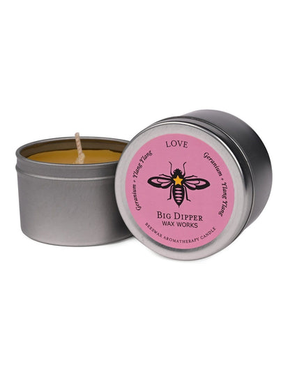 Candles Love Beeswax Aromatherapy Tin