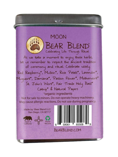 Ceremonial Smoke Bear Blend Organic Smoke Blend - Moon | so006-Rolliez