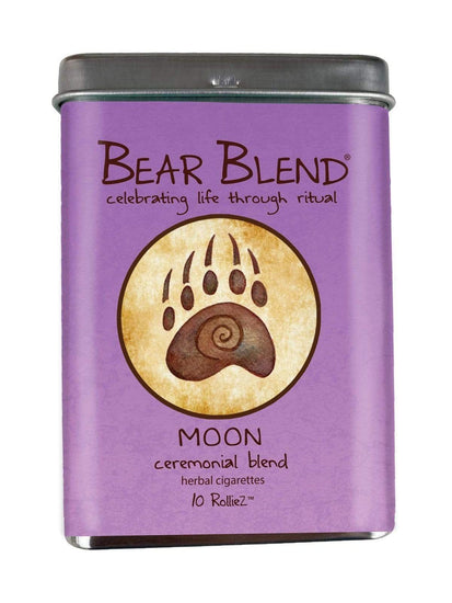 Ceremonial Smoke Rolliez Bear Blend Organic Smoke Blend - Moon