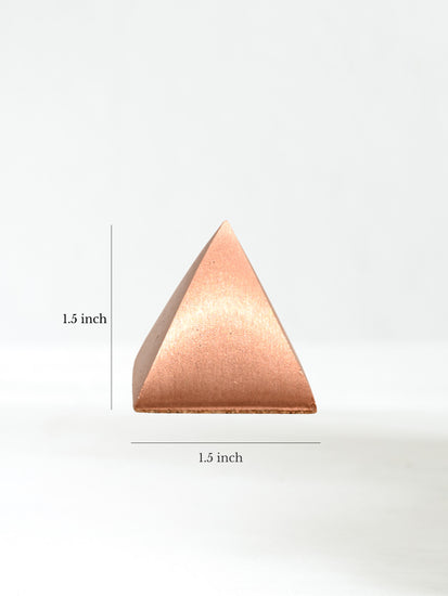 Copper Pyramid Copper Pyramid Lighting White Background Natural