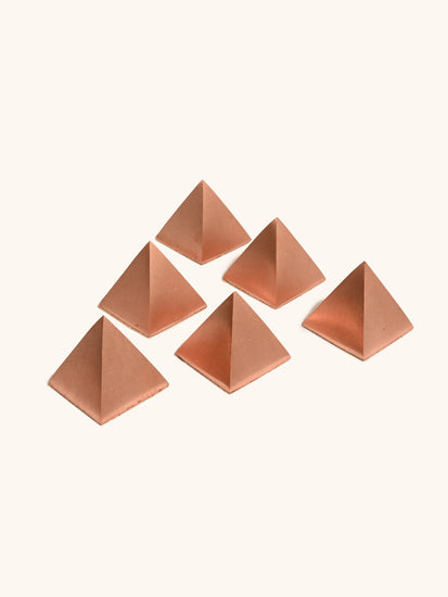 Copper Pyramid Copper Pyramid Lighting White Background Natural