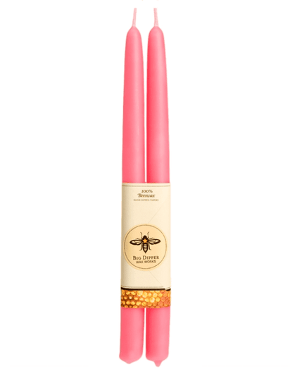 Cherry Blossom Beeswax Hand Dipped 12" Tapers