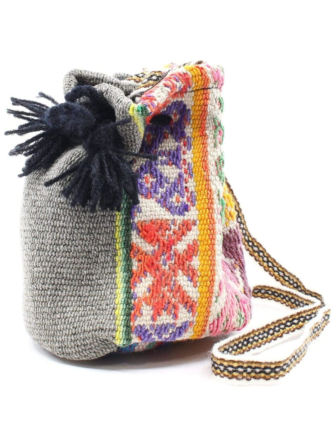 Peruvian Vintage Textile Drawstring Bag - Small | tx1107-02 | Shamans ...