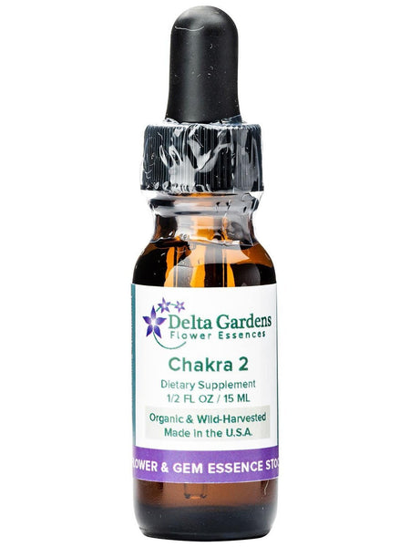 Flower & Gem Essence - Sacral - Chakra 2, dg15