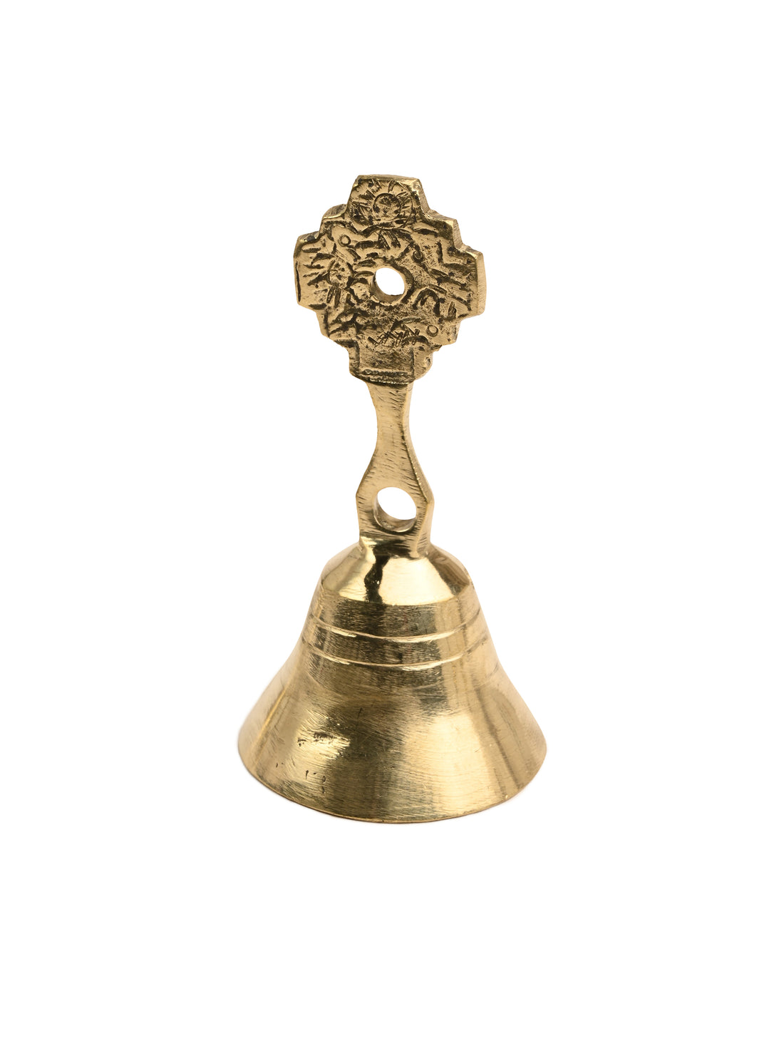 Peruvian Brass Bell Chakana | mmb1 | Shamans Market